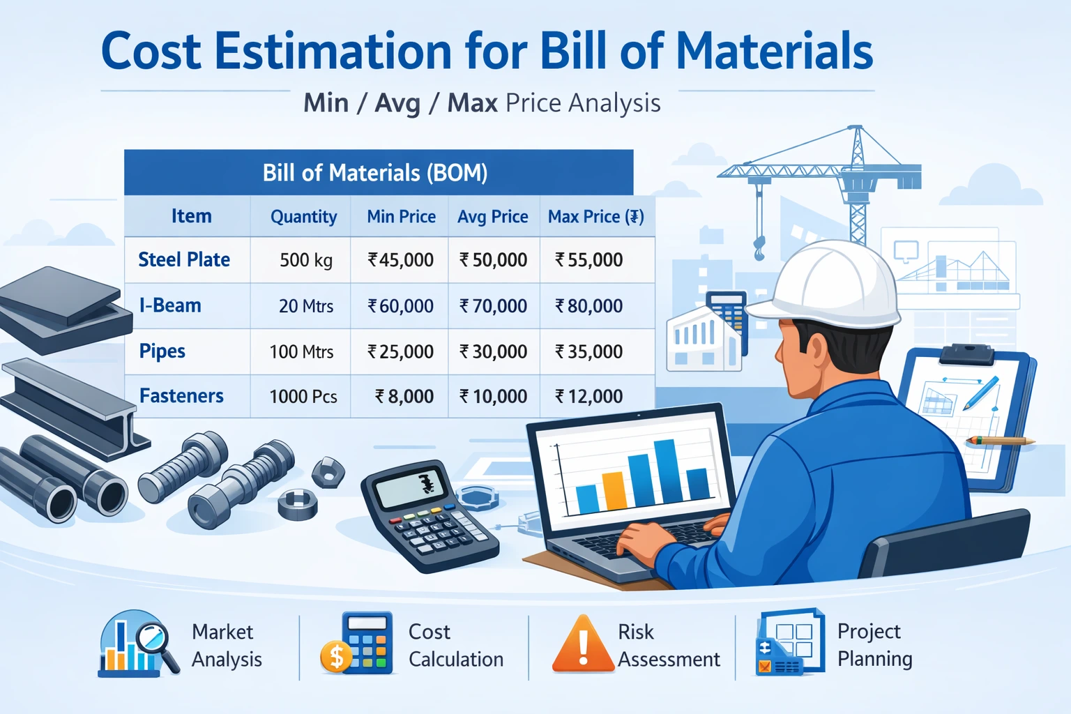 Bill of Materials (BOM) Price Range Estimation Methods