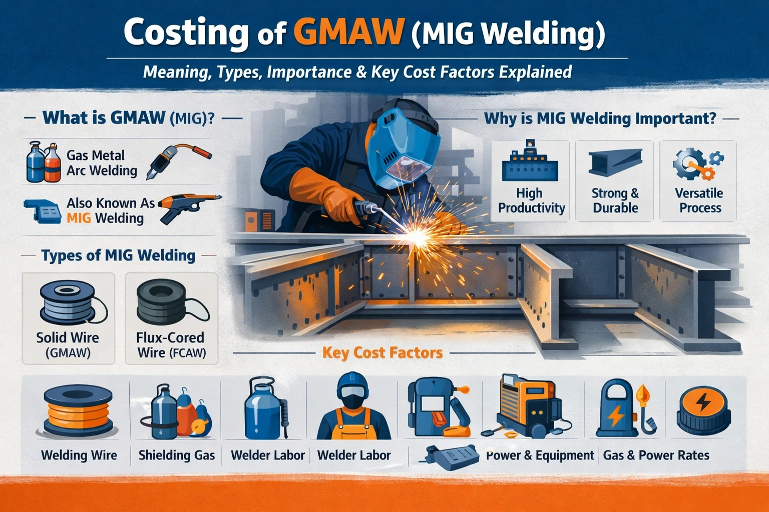 Costing of GMAW (MIG Welding): Meaning, Types, Importance &amp; Key Cost Factors Explained