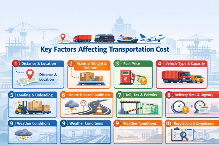 Key Factors Affecting Transportation Cost